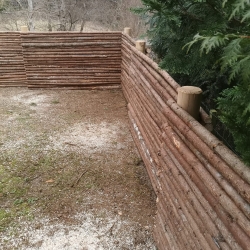 Opsætning af hegn i Vamdrup