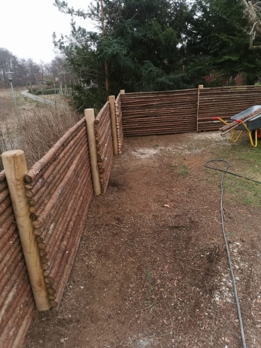 Opsætning af hegn i Vejen