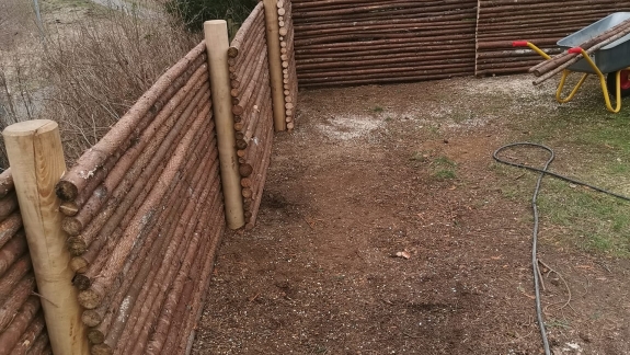 Opsætning af hegn i Vejen